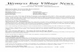 Wemyss Bay Village News · Wemyss Bay Village News ... please phone Jenny McGee 521090. ... Gordon Cully BDS & associates telephone 521248 Mon/tues/Wed - 8.30am to 5.30pm