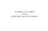 Agriculture and allied activies - U.Pplanning.up.nic.in/documents/Microsoft Word - Agriculture and...agri-clinics and employing rural ... Agriculture development in U.P. has to be