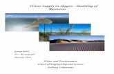 Water Supply in Skagen - Modeling of Resourcesprojekter.aau.dk/projekter/files/77400738/Skagen.pdf · Water Supply in Skagen - Modeling of Resources ... School of Engineering and