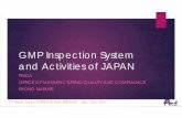 GMP Inspection System and Activities of JAPAN · GMP Inspection System and Activities of JAPAN PMDA OFFICE OF MANUFACTURING/QUALITY AND COMPLIANCE RYOKO NARUSE 2nd Brazil-Japan INTERNATIONAL