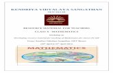 TEACHER’S RESOURCE MATERIAL FOR CLASS X … · KENDRIYA VIDYALAYA SANGATHAN NEW DELHI RESOURCE MATERIAL FOR TEACHERS CLASS X –MATHEMATICS Workshop on ‘Developing resource material