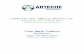 Customer and Industry References - APQ Power References.pdfCustomer and Industry References Improved Quality of Electric Power Improved Electrical Efficiency Power Quality Solutions