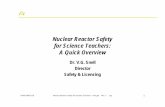 Nuclear Reactor Safety for Science Teachers: A … 9:28 Nuclear Reactor Safety for Science Teachers - web.ppt Rev. 2 vgs 1 Nuclear Reactor Safety for Science Teachers: A Quick OverviewAuthors: