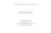 LOGIC CIRCUITS - Welcome|Radiation Imaging …bml.pusan.ac.kr/.../Electronics/10_LogicCircuits.pdfOutline • Combinational logic circuits – Output depends on only the presentinputs;