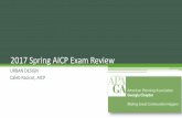 2017 Spring AICP Exam Review - Georgia Planning …€¢Allied, interdisciplinary ... Renovation professions ... •States want to limit the number of specialized hospitals to major