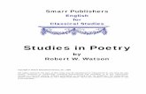 Studies in Poetry - Smarr Publishers€œUlysses” by Alfred, Lord Tennyson.....26 7. Paradox and Irony in Poetry.....29 “To Lucasta” by Richard Lovelace.....30 ...