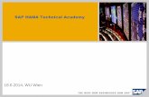 SAP HANA Technical Academy - Institute for Information ...polleres/teaching/DOSA_2014/20140618SAP_HANA... · "Where should I put a table ... Tables from statistics server ... Any