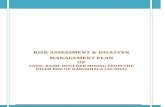 RISK ASSESSMENT & DISASTER MANAGEMENT PLAN OFenvironmentclearance.nic.in/writereaddata/online/RiskAssessment/... · RISK ASSESSMENT & DISASTER MANAGEMENT PLAN OF ... of existing resources