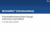 Brintellix (Vortioxetine) - Food and Drug … ® (Vortioxetine) CI-2 . Introduction . ... University of Miami Miller School of Medicine : ... Albert Einstein College of Medicine .