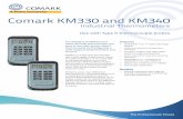 Comark KM330 and KM340 - hsingnan.com.t · The Professionals’ Choice Use with Type K thermocouple probes Comark KM330 and KM340 Industrial Thermometers Features • Switchable °C