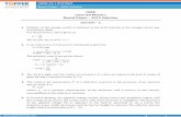 CBSE Class XII Physics Board Paper 2015 Solution XII | PHYSICS Board Paper – 2015 Solution 1 CBSE Class XII Physics Board Paper – 2015 Solution SECTION – A 1. Mobility of the