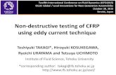 Non-destructive testing of CFRP using eddy current technique · Non-destructive testing of CFRP using eddy current technique ... In the previous studies of ECT for CFRP ECT( Eddy
