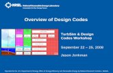 Overview of Design Codes - NWTC Information Portalwind.nrel.gov/public/Kelley/TurbSim Workshop/WorkshopDocuments... · Overview of Design Codes TurbSim & Design Codes Workshop ...