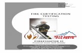 FIRE CERTIFICATION TESTING - New Hampshire CERTIFICATION TESTING ... 2012 Rescue Skills Test Sheet ... Connects load before starting generator Conducting a Weekly/Monthly Generator