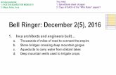 Bell Ringer: December 2(5), 2016 - Weeblymsmccleskeyhistory.weebly.com/uploads/5/4/8/7/54876939/28_review... · Bell Ringer: December 2(5), 2016 1. ... • Groups of FOUR- don’t