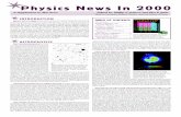 Physics News In 2000 - APS Home of physics might be under-represented in this ... Physics News in 2000 2 ... fundamental importance to physics and astronomy ever since it was introduced