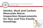 DEPARTMENT OF FIRE SERVICES - Mass.gov€¦ · DEPARTMENT OF FIRE SERVICES Division of Fire Safety Smoke, Heat and Carbon Monoxide Alarm ... use areas such as kitchens or living rooms,