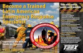 Become a Trained Take one course under each module Latin ... · • nFPA 1081 Exterior Fire Brigade Training • nFPA 1081 interior Fire Brigade Training Module 2— hA zMAT RESPOnSE