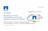SYN232 Building a Cloud Architecture and Self- Service ...community.netapp.com/.../virtualization-and.../449/1/SYN232-final.pdf · SYN232 Building a Cloud Architecture and Self- ...