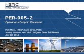PER Webinar - NERC · equipment and line ratings? ... The purpose of this presentation is to Illustrate the methodology ... Balancing Authority, and