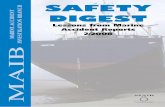 SAFETY ccident nvestigation branch DIGEST - Welcome …€¦ ·  · 2014-11-12nvestigation branch MARINE ACCIDENT INVESTIGAis an TION BRANCH ... Cargo Securing Manual DPA – Designated
