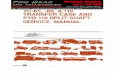 Service and Parts Manual Models TC-65, TC-80, TC-110 …€¦ · Service and Parts Manual Models TC-65, TC-80, ... Clean and replace drain plug and fill the transfer ... Install hydraulic