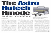 The Astro Hutech Hinode - sciencecenter.net · Being an imager at heart, ... tronics box was metal, as were the mount- ... THE ASTRO HUTECH HINODE. Astronomy TECHNOLOGY TODAY 41