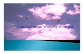 Legislations on Working at height - CII-Safety€¦ ·  · 2016-05-18BOCW Act,1996,Section 44-Responsibility of Employers ... walkway of Jump form of cooling 11 ... 4 Falling objects