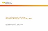 Outsourcing Risk Management Guideline · Outsourcing Risk Management Guideline Autorité des marchés financiers December 2010 Table of Contents Preamble ...