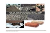 USE OF SEWAGE SLUDGE WASTE AS Ingredient in making …vvpedulink.ac.in/wp-content/uploads/2015/05/swati-pavagadhi-8th... · USE OF SEWAGE SLUDGE WASTE AS Ingredient in making of brick