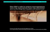 The CEO’s role in talent management - DDI · 2© The Economist Intelligence Unit 2006 The CEO’s role in talent management How top executives from ten countries are nurturing the