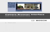 Camera Browser Interface - Bosch Security and Safety …resource.boschsecurity.com/documents/Operation_Manual_enUS... · Camera Browser Interface Bosch IP 200 Series Cameras FW5.50
