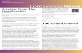 Lordswood News · Lordswood News April 2014 ... to raise money for the school’s Health for Life project ... factory specifically the Dairy Milk bar and the Easter