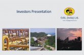 Investors Presentation - --: GAIL (India) Limited Presentation... · This presentation has been prepared by GAIL ... This communication is for general information purposes only, ...