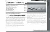 Terminations · FAX 800-245-0329 261 TERMINATIONS 3M™ Cold Shrink Terminations Over 30 years ago, 3M pioneered cold shrink technology. Since then, field use and laboratory analysis