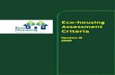 Eco-housing Eo Assessment Housing Criteria V2 2009 final.pdf · Eco Housing BuildingaBetterTomorrow Eco-housing Assessment Criteria Version-II 2009 International Institute For Energy