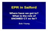 EPR in Salford - British Computer Society · Clinical Corres ondence ... Known to have hygžrtension ant dysligidaemiff Previously intolerant of lipid lowering medication and had