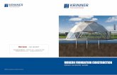 KRINN ER revolutionises foundation construction - … ·  · 2012-04-0310 11 fences stable · no concrete · fast industrial fence: ground screws E 90x800-E60 Timber fence wire-netting