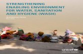 STRENGTHENING ENABLING ENVIRONMENT FOR ... ENABLING ENVIRONMENT FOR WATER, SANITATION AND HYGIENE (WASH) v ACKNOWLEDGMENTS The development of this Guidance Note was led by the UNICEF