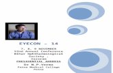 EYECON – 14 - BIHAR OPHTHALMOLOGICAL … · Web viewEYECON – 14 7, 8, 9 NOVEMBER 52nd Annual Conference Bihar Ophthalmological Society , Sasaram PRESI DENTIAL ADDRESS Dr N.P.Verma