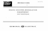 STATIC EXCITER-REGULATOR EQUIPMENT …store.gedigitalenergy.com/manuals/Documents/General/GEK-14772A.pdf · INTRODUCTION ... portation company and the nearest General Electric ...