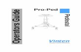 Pro-Ped Operators Guide - Vinten you consult this operators guide before using this pedestal or attempting any adjustment or repair. Critical data Mass Column 19 kg (41.8 lb) ...