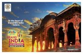 At the heart of Incredible India - Indore.28Pages.pdf · Pani to the Omkareshwar temple to the Mandu City and more. The gourmet paradise, Indore oﬀers ... 10 Million tourists to