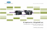 Captaris RightFax - Konica Minolta | Nederlandse Home RightFax Connector.pdf · Captaris RightFax Integrations with Konica Minolta 2 OUTBOUND FAXING Konica Minolta bizhub MFPs can