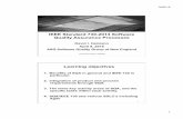 IEEE Standard 730-2014 Software Quality Assurance Processessqgne.org/presentations/2014-15/Heimann-Apr-2015.pdf · 3/30/15 1 IEEE Standard 730-2014 Software Quality Assurance Processes