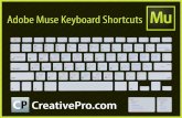 CreativePro Adobe Muse Keyboard Shortcuts · Adobe Muse Keyboard Shortcuts CreativePro.com. Title: CreativePro Adobe Muse Keyboard Shortcuts Author: CreativePro.com Created Date: