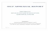 SELF APPRAISAL REPORTshivalikprimaryschoolsociety.com/ShivalikEducation/NA… ·  · 2015-12-20Teacher Education (NCTE) ... methodology for assessment and accreditation of TEIs and