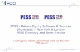 PESS 2015 PESS Services-20150209 - 4vco€¦ · Professional Services for PE Operations PESS is a range of independent services promoting ‘operating excellence’ in the Private