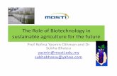 The Role of Biotechnology in sustainable agriculture for ...ensearch.org/wp-content/uploads/2011/07/Biotechnology-and... · The Role of Biotechnology in sustainable agriculture for