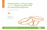 and Agricultural Commodities - CABI.org · Climate change and agricultural commodities. CABI Working Paper 2, 38 pp. Greg Masters was a senior ecologist with CABI, and now works as